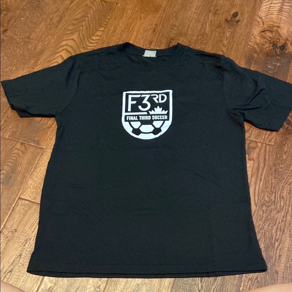 Black F3RD Final Third Soccer T-Shirt